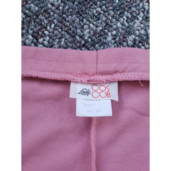 70s Pink Pleated Polyester Pants - Picture 3 of 5